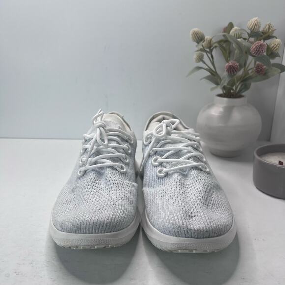 Allbirds Tree Dasher 2 Tencel Sneaker Blizzard Light Blue Men\'s 14 Light Wear
